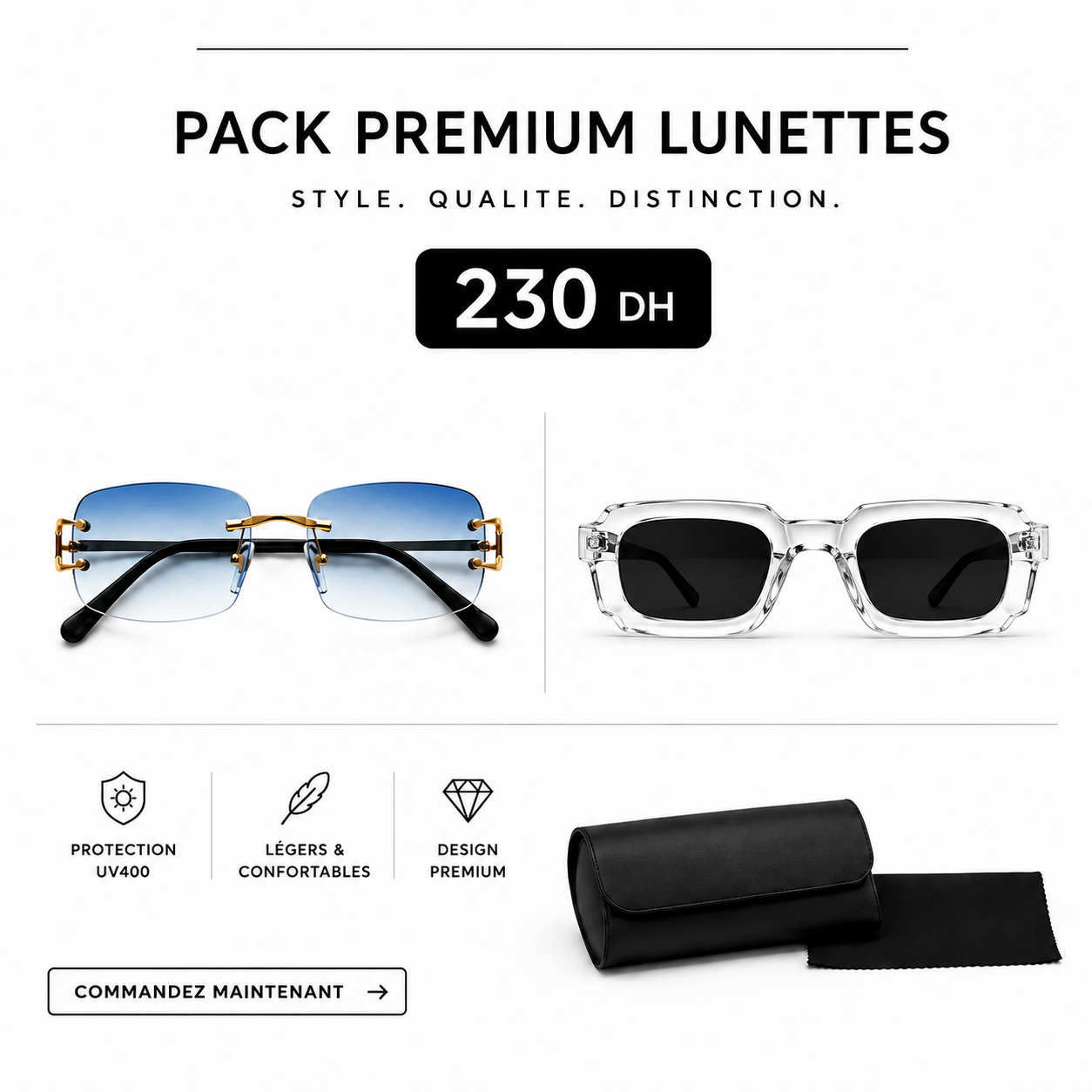 Pack Premium SUNM + Cartt – 230 DH