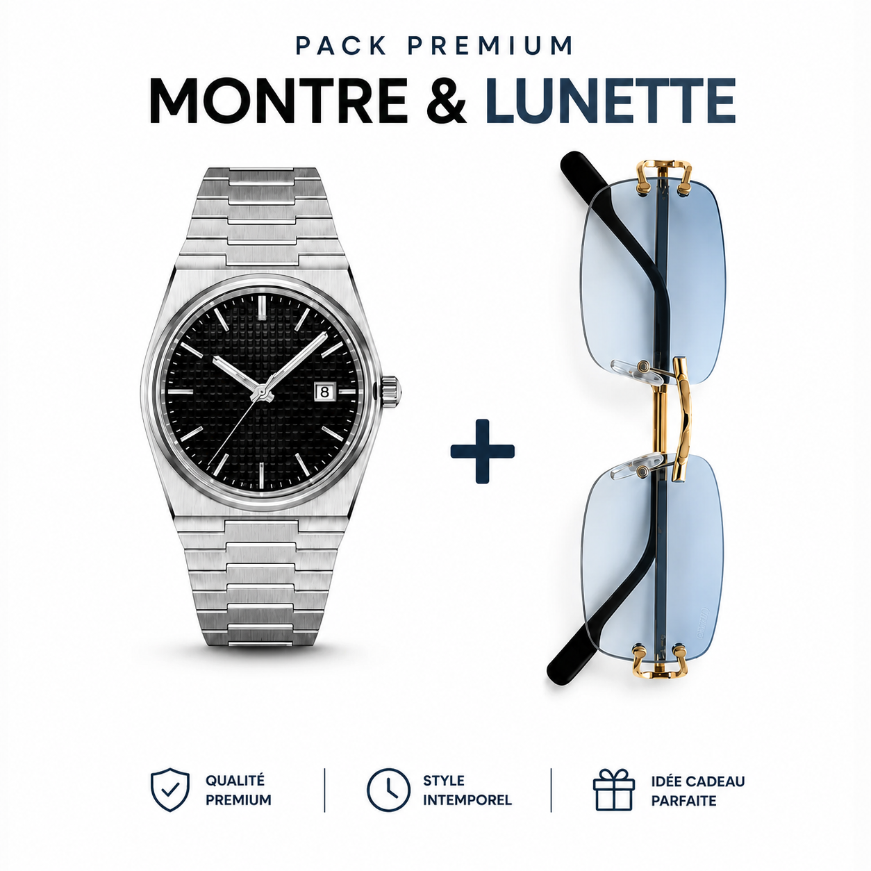 Pack Summer :Montre + Lunette – 250 DH