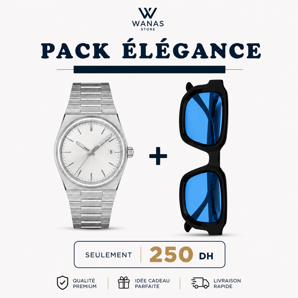 Pack summer : Montre + Lunette – 250 DH