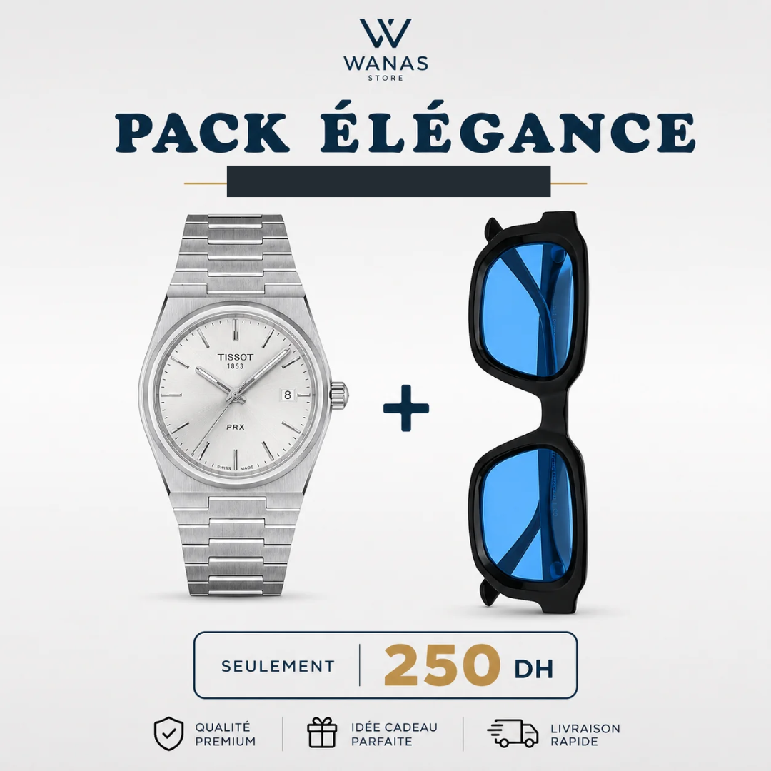 Pack Montre Style Tiss / Patt ph + Lunettes Style Sunm