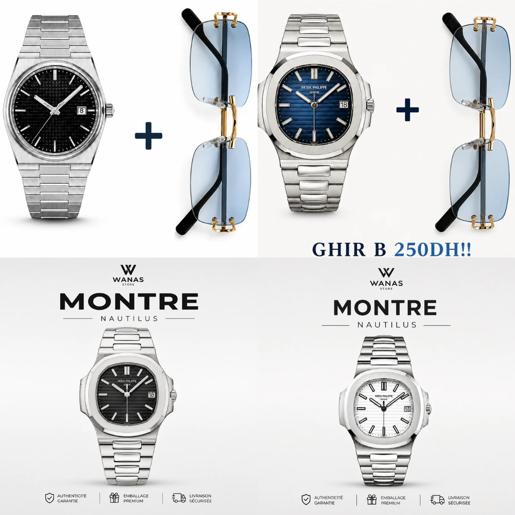 Pack Summer :Montre + Lunette – 250 DH