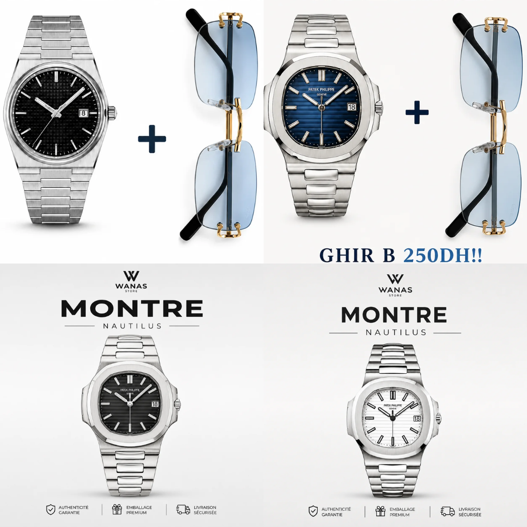 Pack Summer :Montre + Lunette – 250 DH