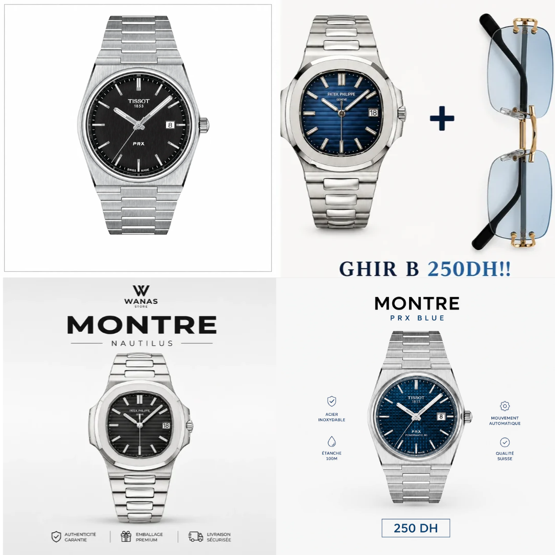 Pack Summer :Montre + Lunette – 250 DH